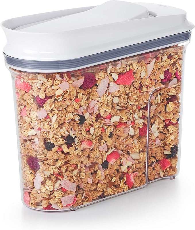 OXO Good Grips Airtight POP Small Cereal Dispenser (2.5 Qt),2.5qt,2.5 Qt - Granola