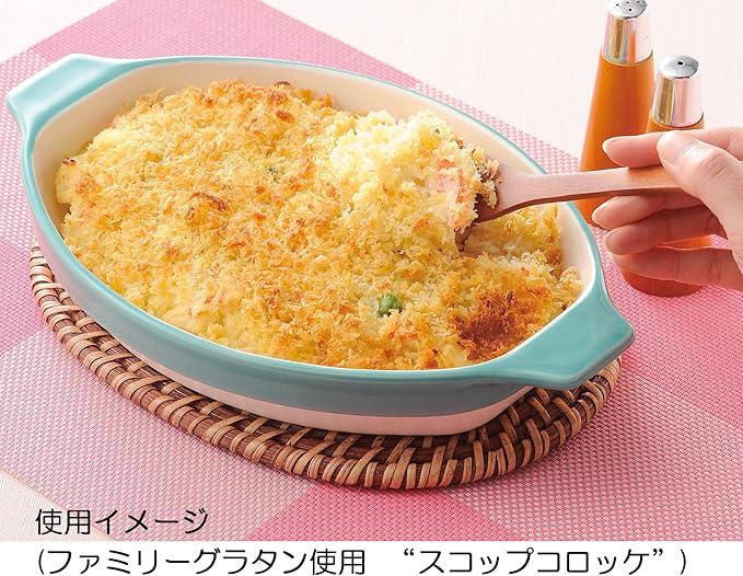 Banko Ware Au Gratin Dish, Large, Diameter Approx. 11.8 inches (30 cm), Heat Resistant, Ceramic, Oven Safe, Microwave Safe, Dishwasher Safe, Stackable, Brown, Made in Japan
