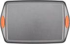 Rachael Ray Bakeware, Nonstick Baking / Cake Pan With Lid and Grips, Rectangle - 9 Inch x 13 Inch, Gray