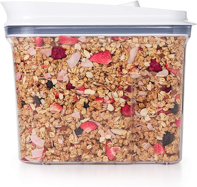 OXO Good Grips Airtight POP Small Cereal Dispenser (2.5 Qt),2.5qt,2.5 Qt - Granola