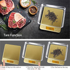Fuzion Digital Scale .01 Gram Accuracy, 500g Mini Food Scales for Small Jewelry, Gold, Herb, Spice - Weight Gram and Oz