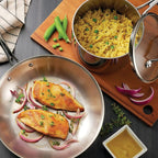 Tramontina Tri-Ply Clad Stainless Steel 14-Piece Cookware Set with Glass Lids, Pots and Pans Kitchen Set, Induction-Ready, Dishwasher-Safe, NSF-Certified