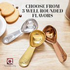 Apace Living Coffee Scoop (Set of 2) - 2 Tablespoon (2 Tbsp / 1/8 Cup / 1 oz) - The Best Stainless Steel Measuring Spoons for Coffee, Tea, and More