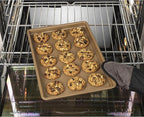 GoodCook BestBake Nonstick Textured Carbon Steel Cookie Sheet, 11" x 17", Large Baking Sheet, Even Heating, Scratch-Resistant, Non-Toxic, Durable, Ideal for Baking and Sheet Pan Dinners
