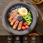 Universal Lids for Pots, Pans and Skillets, 7", 8" and 9" Pan Lid, Tempered Glass Pot Lid with Silicone Rim Heat Resistant, Replacement Pan Cover for Frying, Cookware & Bakeware Lids, Grey