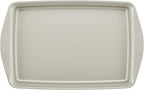 Rachael Ray Nonstick Bakeware Set without Grips includes Nonstick Bread Pan, Baking Pans, Cake Pans, Cookie Sheet / Baking Sheet - 10 Piece, Silver