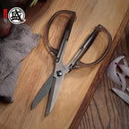 MITSUMOTO SAKARI Heavy Duty Japanese Kitchen Scissors, Multipurpose Detachable Stainless Steel Kitchen Shears, Sharp Cooking Scissors for Meat, Fish, Nuts, Vegetables