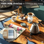 LINE+ARC Extra Thick Silicone Coasters (As Seen in NYTimes WireCutter) Waterproof Anti-Stain Heat-Safe Dishwasher-Safe Degrē Coasters (Set of 6, Indigo Wash) Outdoor Rubber Mid-Century Modern